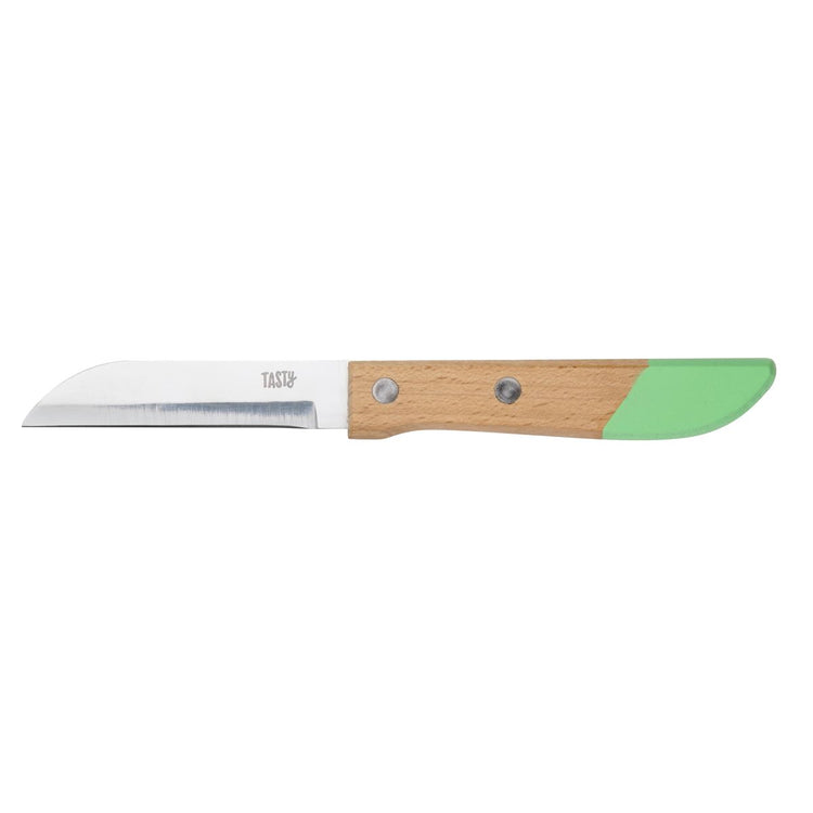Petit couteau de cuisine manche en bois 17,5 cm