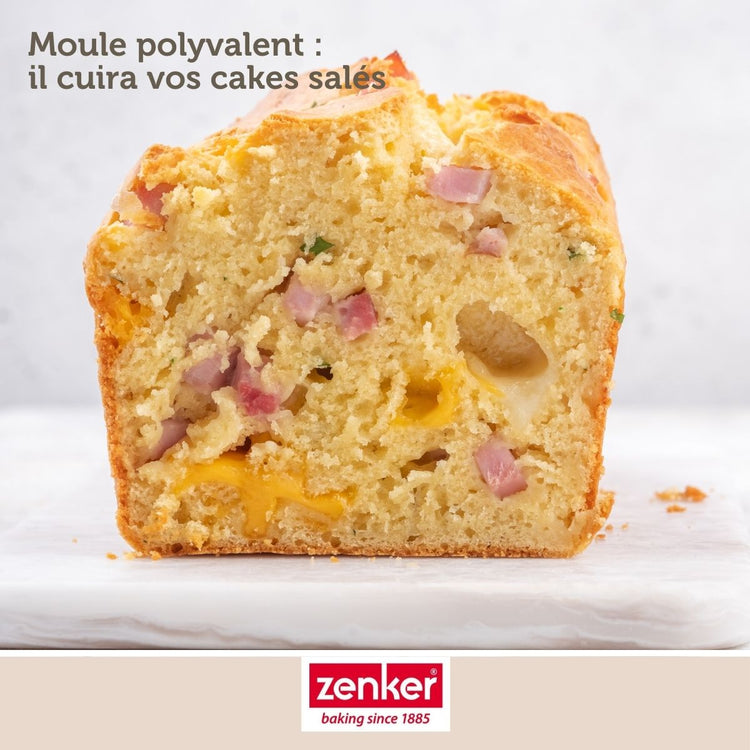Lot de 2 moules à cakes 30 x 11,5 cm Zenker Silver