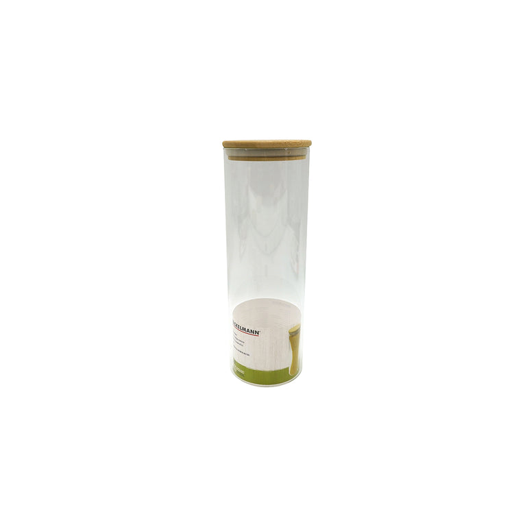 Boite de conservation en verre 2 litres avec couvercle en Bambou Fackelmann Eco Friendly