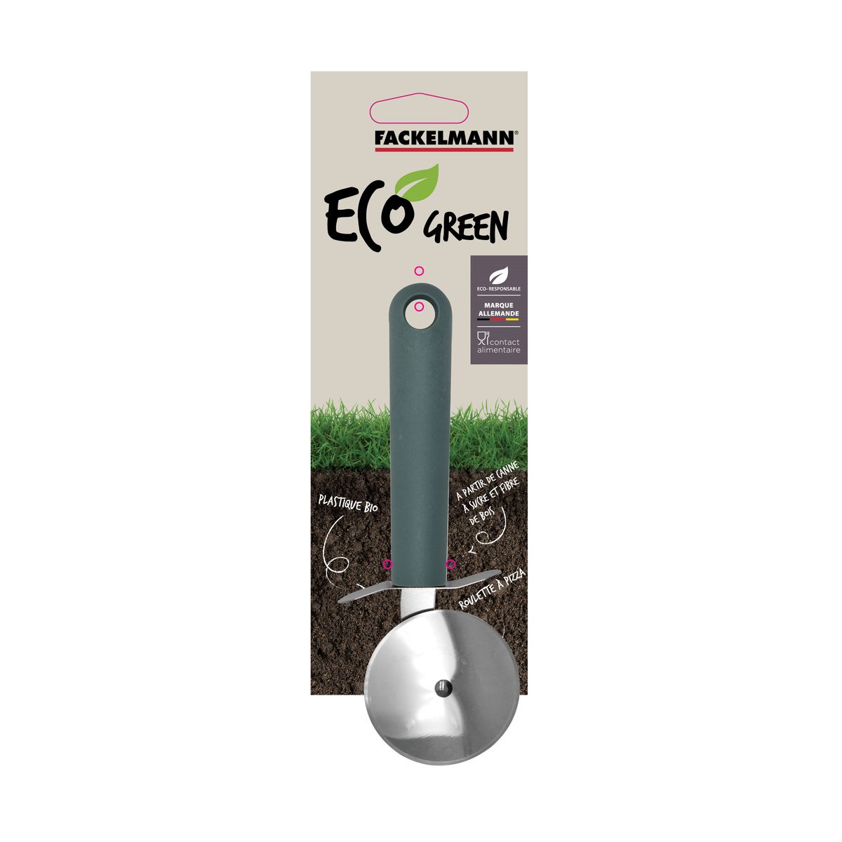 Roulette à pizza Fackelmann Eco Green