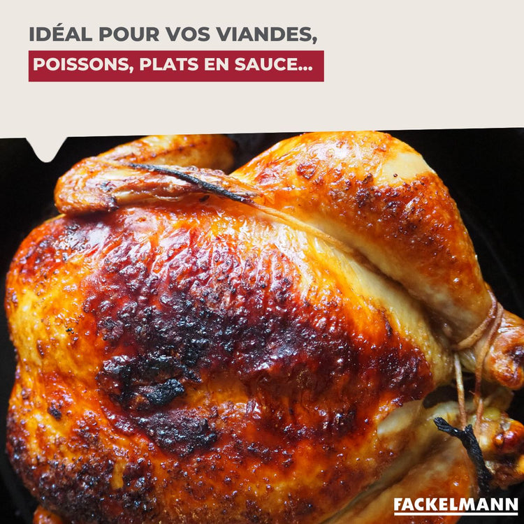 Plat à four émaillé 40,5 cm x 28,5 cm Fackelmann