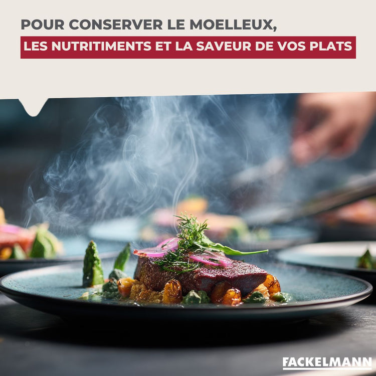 Couvercle de cuisson adaptable de 16 à 20 cm en verre et silicone Fackelmann