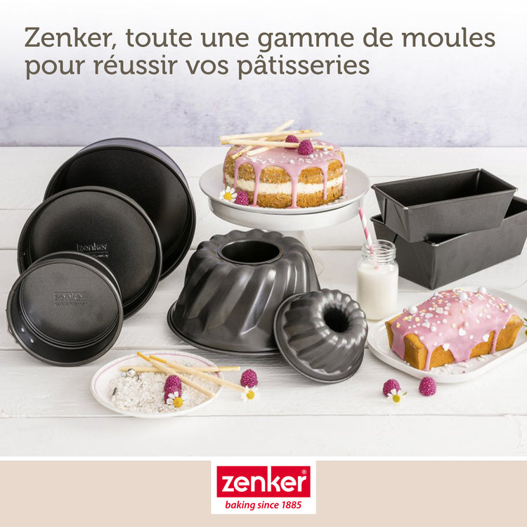 Lot de 2 petits moules à manqué à charnière 12 cm Zenker Special Mini