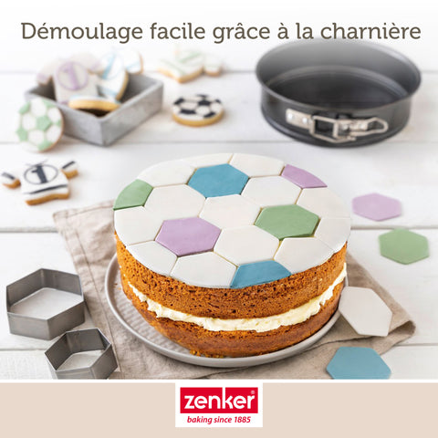 Lot De 2 Mini Moules à Manqué Zenker | 12 Cm De Diamètre, Acier Inoxydable Noir, Antiadhésif - 9