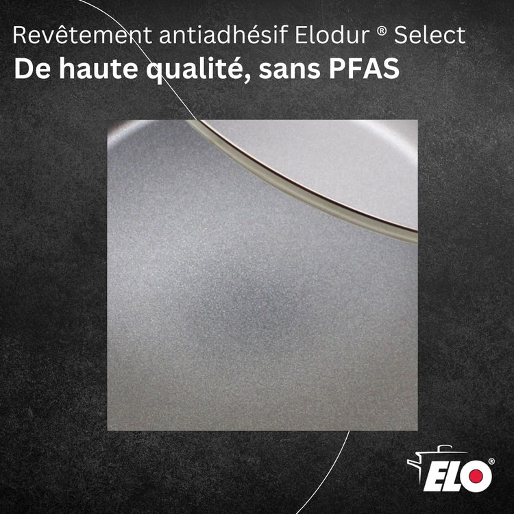 Cocotte 38 x 25 cm en fonte aluminium antiadhésive 7 L Elo Alucast