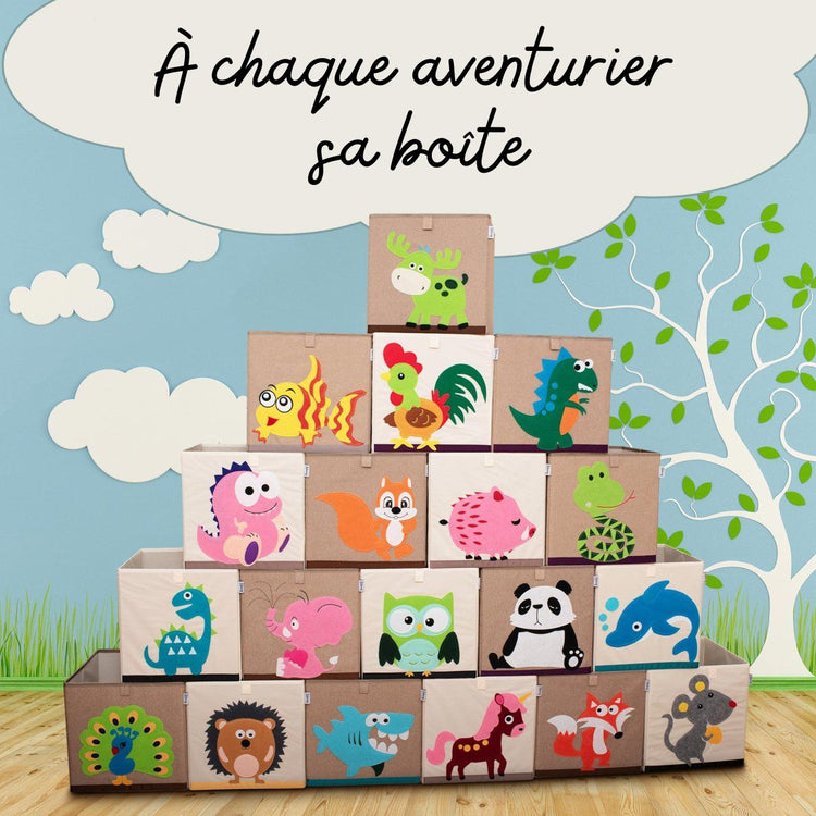 Boîte de rangement "dinosaure diplodocus" , compatible avec l'étagère IKEA KALLAX Lifeney