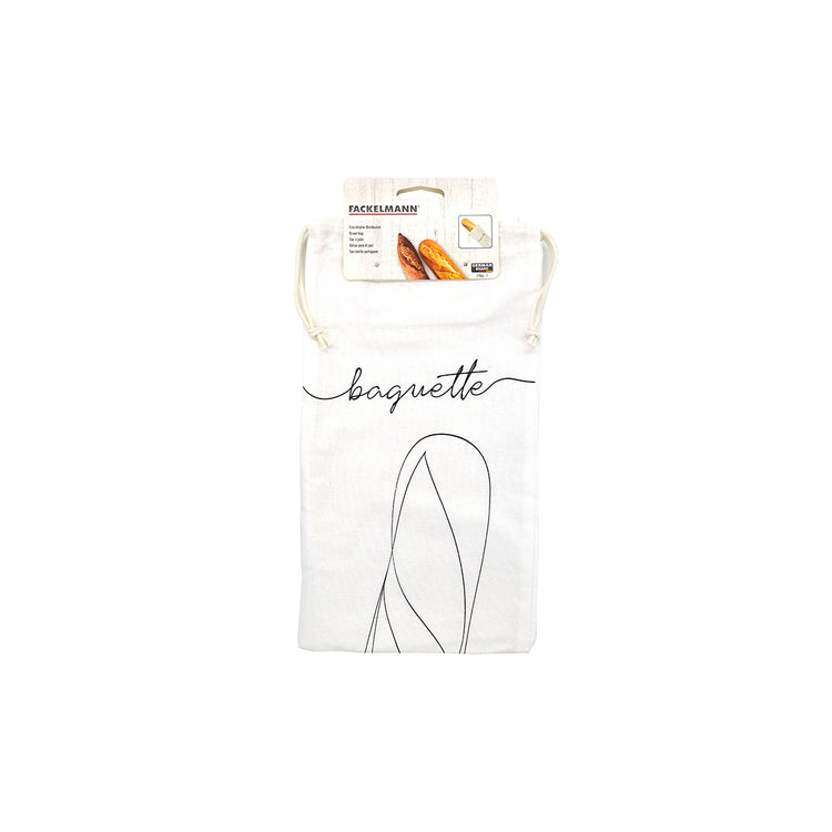 Set de 3 ustensiles pour le pain avec Huche à pain en bois pain et 2 Sacs de conservation en coton Fackelmann Boissellerie