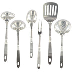 Ensemble ustensiles de cuisine 6 pièces inox Fackelmann Oxford