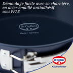 Lot de 2 moules à gâteaux 28/28 cm en acier Dr Oetker Back-Liebe