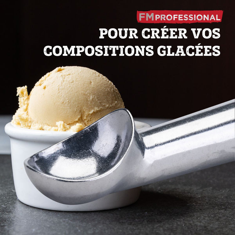 Set de 2 ustensiles de cuisine cuillère à glace professionnelle FM Professional Gourmet Edition