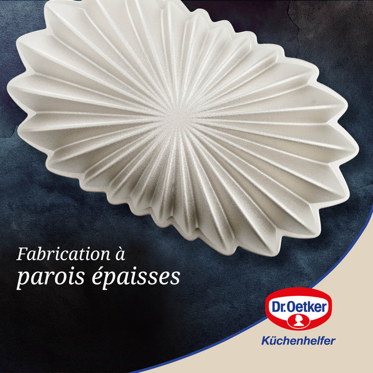 Ensemble de 2 Moules à gâteaux ovale 27,5 x 16 cm Dr.Oetker Back-Kunst