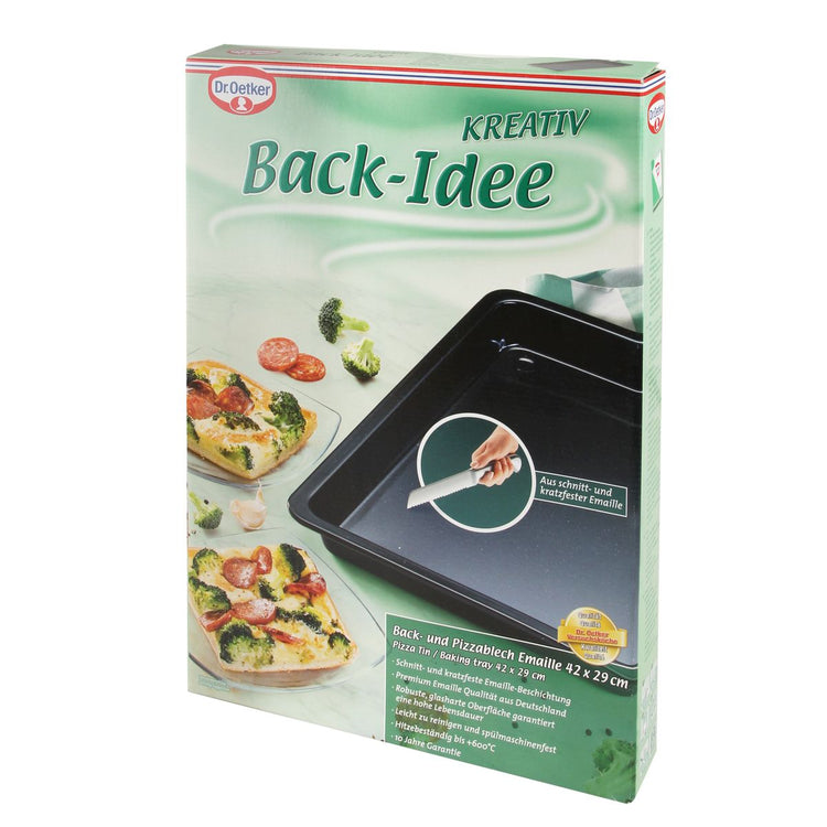 Plat cuisson pizza au four Dr Oetker Back-Idee Kreativ