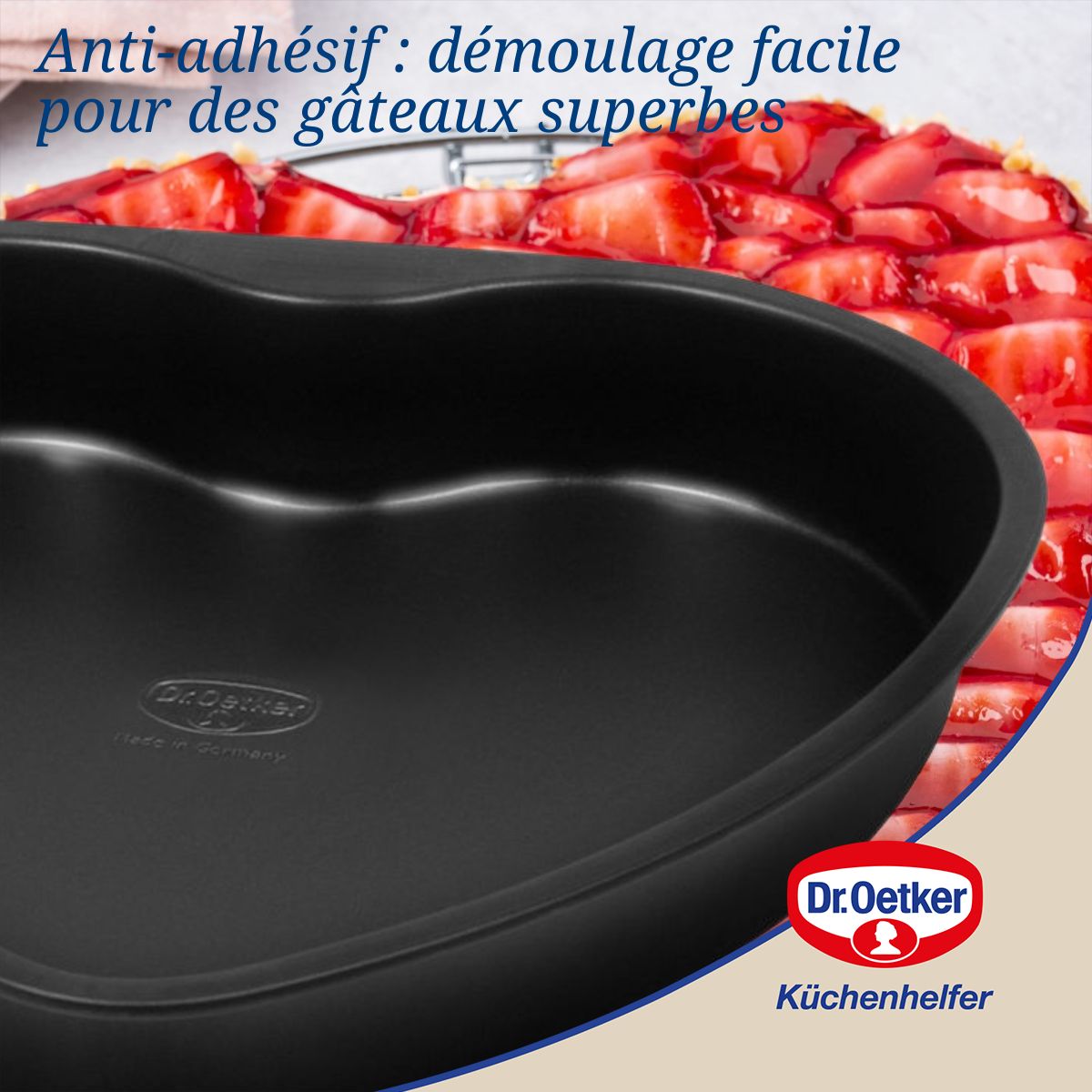 Moule à gâteau cœur Dr Oetker Tradition