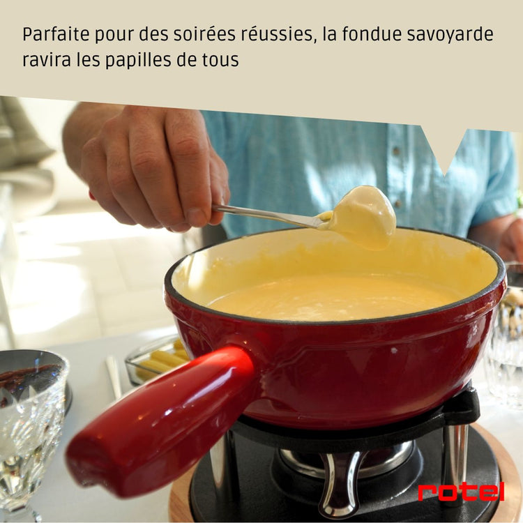 Service à fondue au fromage 6 personnes Rotel Swiss Tradition
