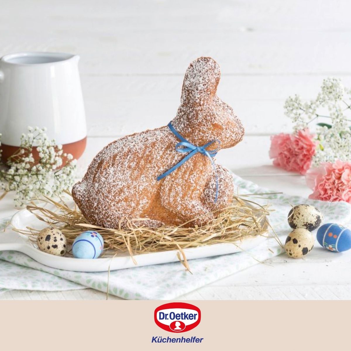 Moule à gâteaux 3D en forme de lapin de Pâques 600 ml Dr.Oetker