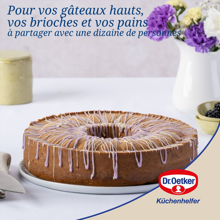 Moule à manqué et savarin double fond 28 cm Dr. Oetker Back Liebe