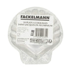 Lot de 10 plats à Saint-Jacques en aluminium Fackelmann