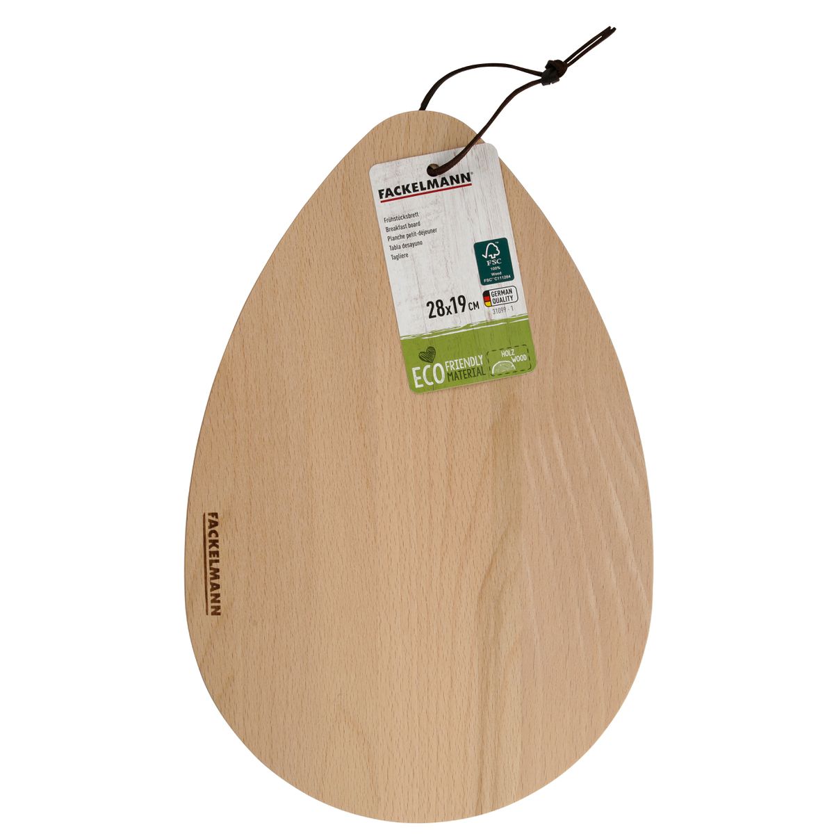 Planche à découper ovale en bois FSC Fackelmann Eco Friendly