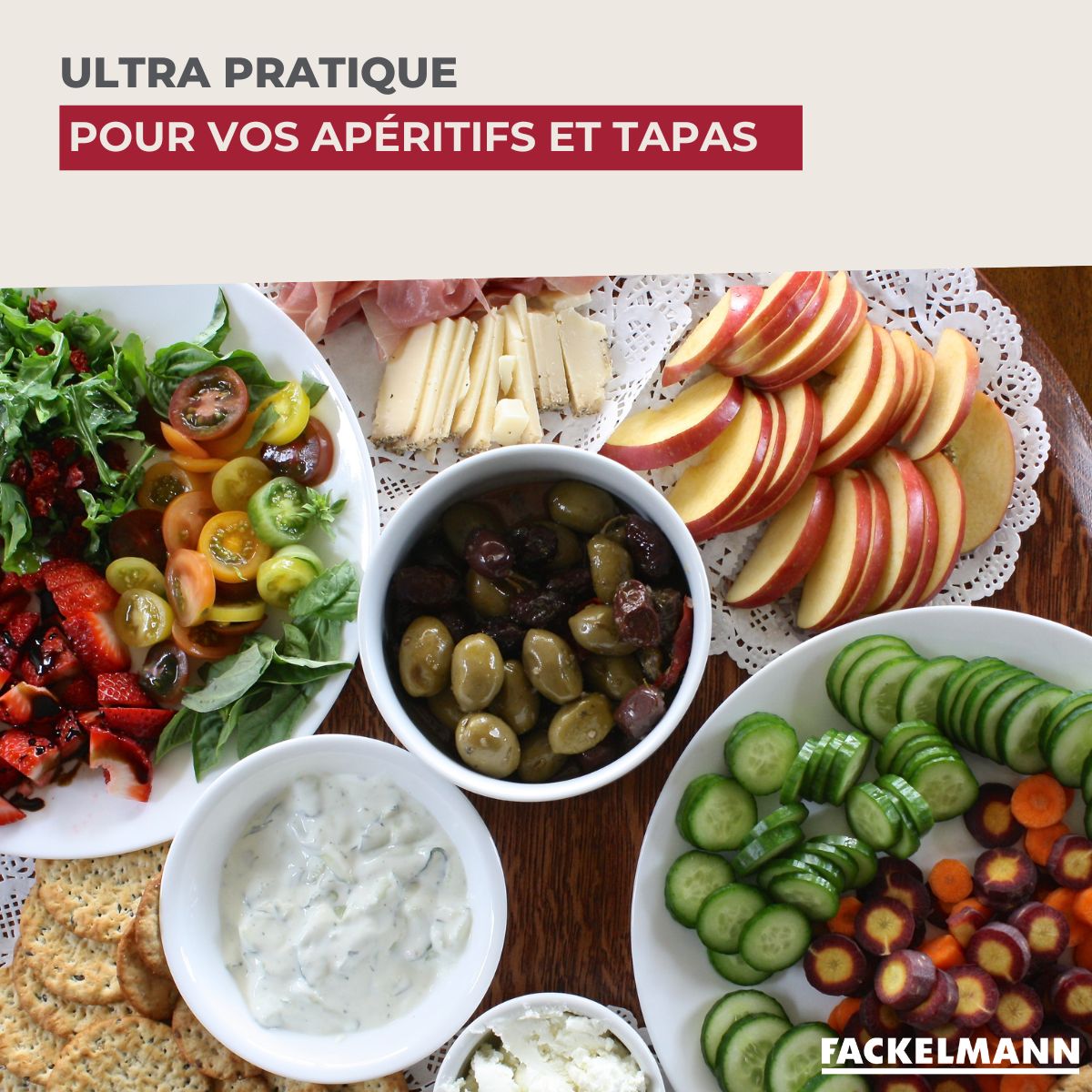 Lot de 6 pics à bigorneaux Fackelmann