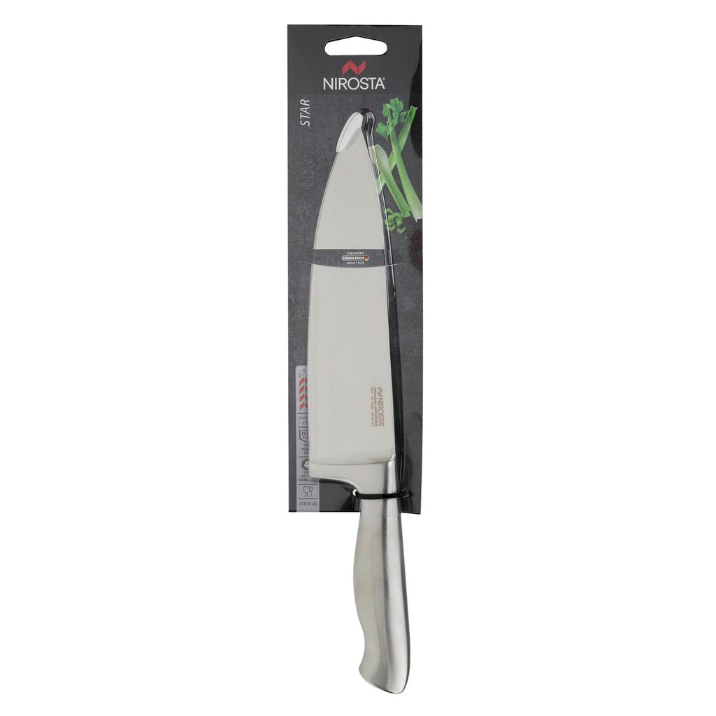 Couteau de chef 33 cm en inox Nirosta Star