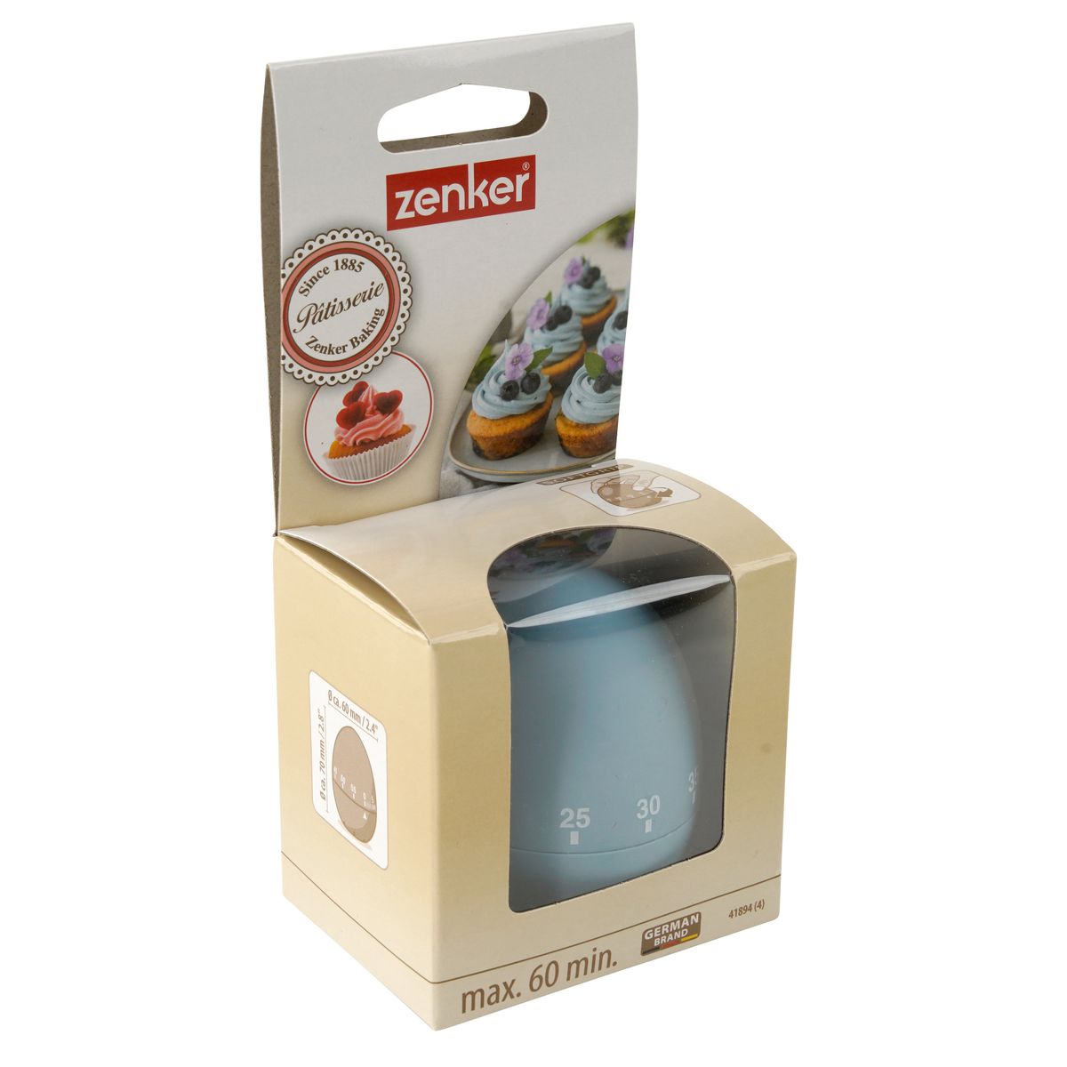 Minuteur de cuisine mécanique en forme d'œuf Zenker