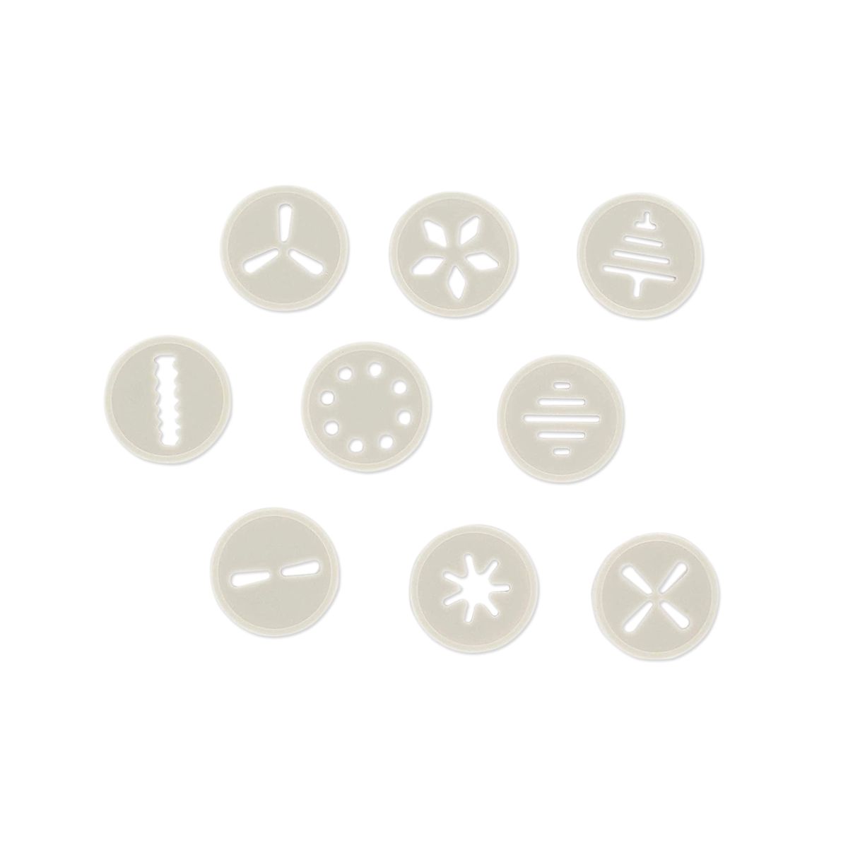 Presse à biscuit professionnelle avec 6 embouts et 10 disques à motifs Zenker