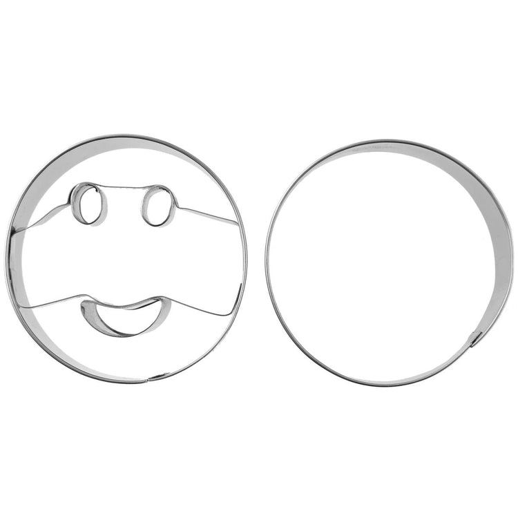 Lot de 2 emporte-pièces smiley Zenker