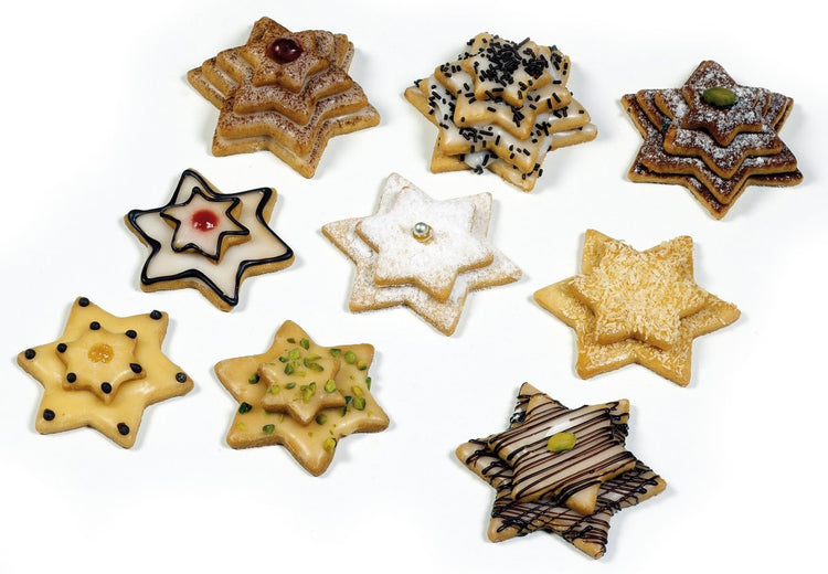 Lot de 4 emporte-pièces de Noël en forme d'étoiles Zenker Emporte-pièces