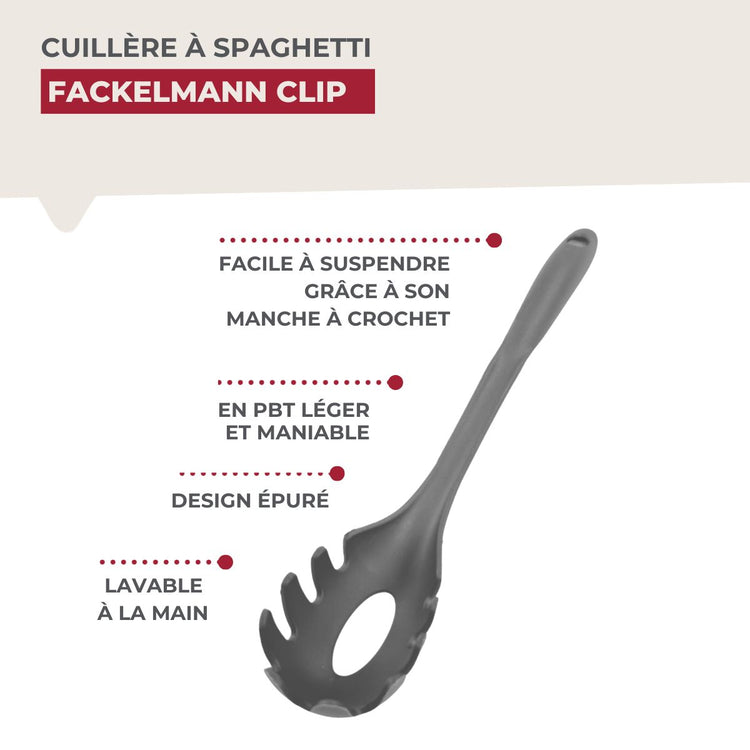 Cuillère à spaghettis 34 cm Fackelmann CLIP
