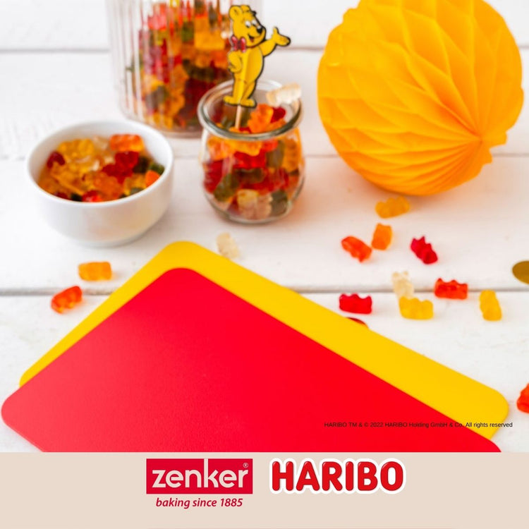 Lot de 2 planches à découper en plastique 24,5 x 16 cm Zenker Haribo