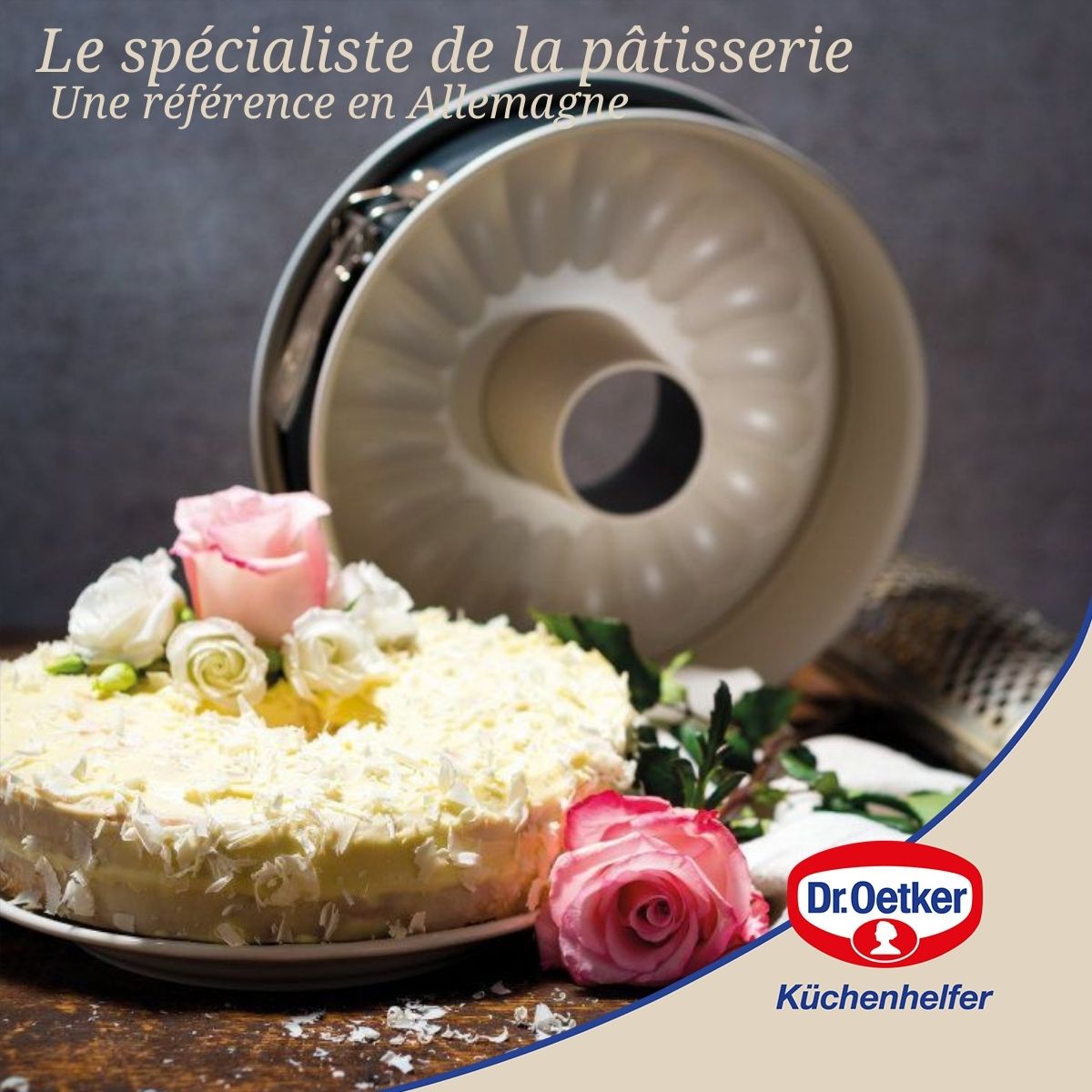 Moule à manqué et à savarin double fond 28 cm Dr.Oetker Back Trend