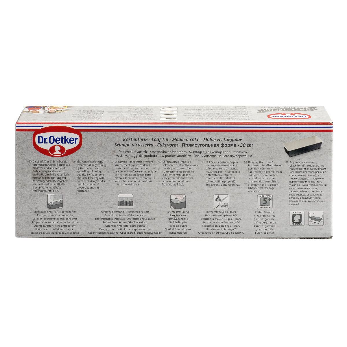 Moule à cake 30 cm Dr.Oetker Back Trend