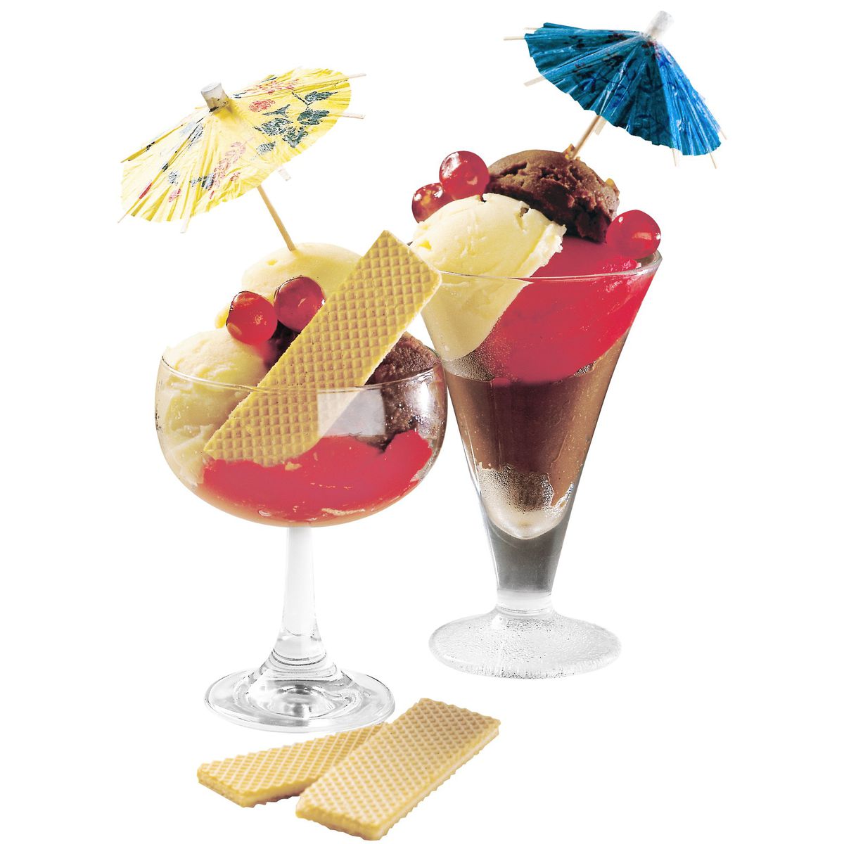 Lot de 20 mini parasols pour cocktail Fackelmann