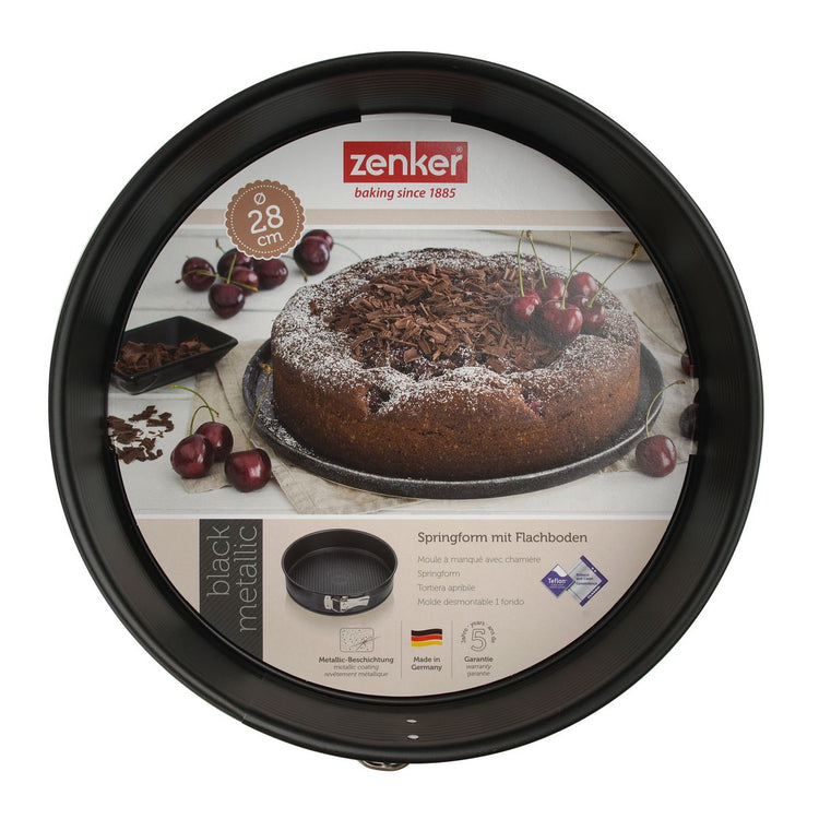 Moule à manqué à charnière 28 cm Zenker Black Metallic