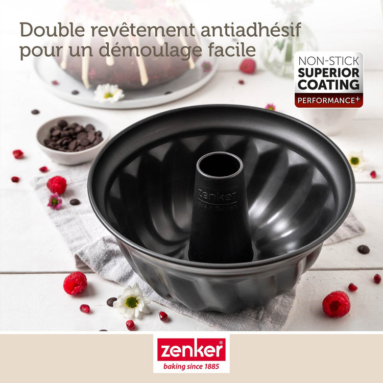 Moule à kouglof 25 cm Zenker PerfectBack+