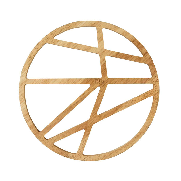 Dessous de plat rond en bois Tasty Green