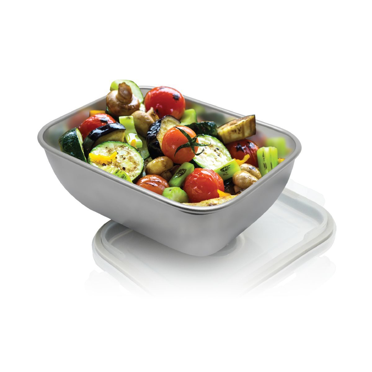 Boîte à repas isotherme en inox qui passe au microonde 600 ml Fackelmann Move