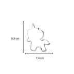 Set de 4 emporte-pièces licorne Zenker Emporte-pièces