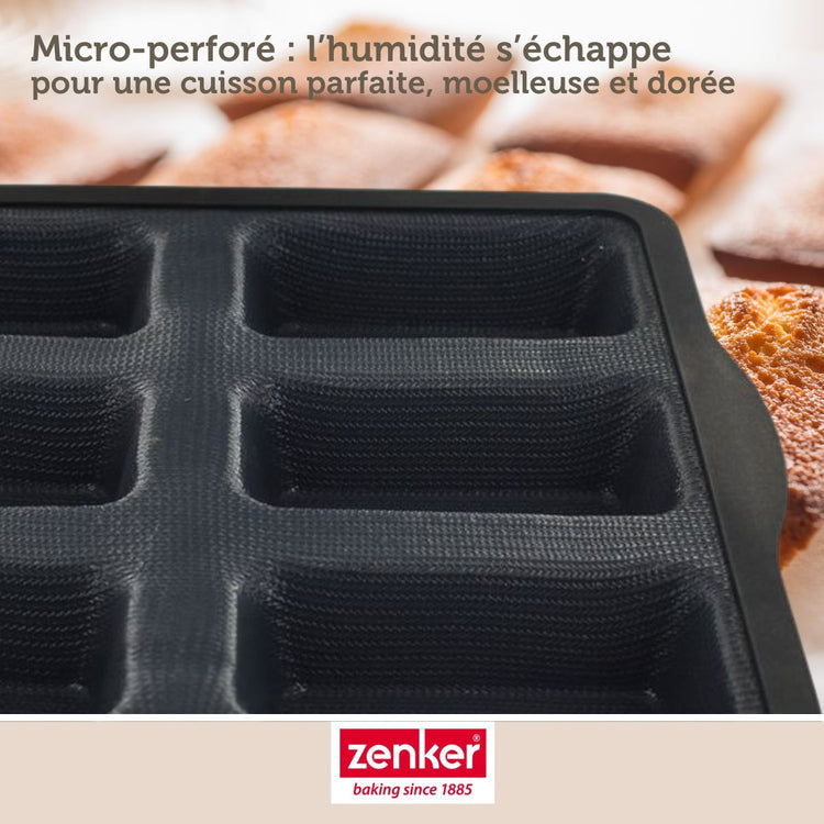 Moule 6 financiers Zenker Silicone fibre de verre