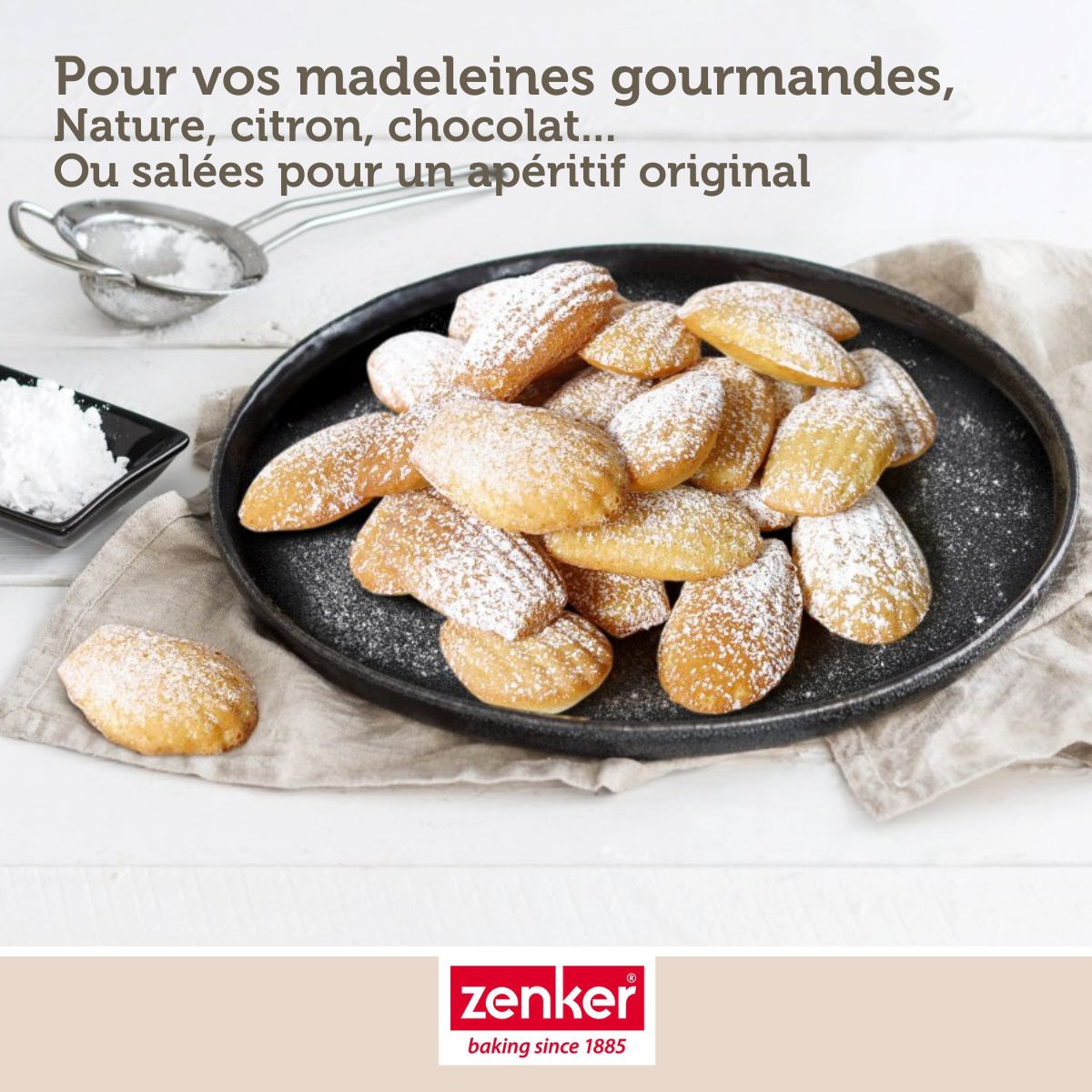 Moule 12 madeleines Zenker Spécial Countries
