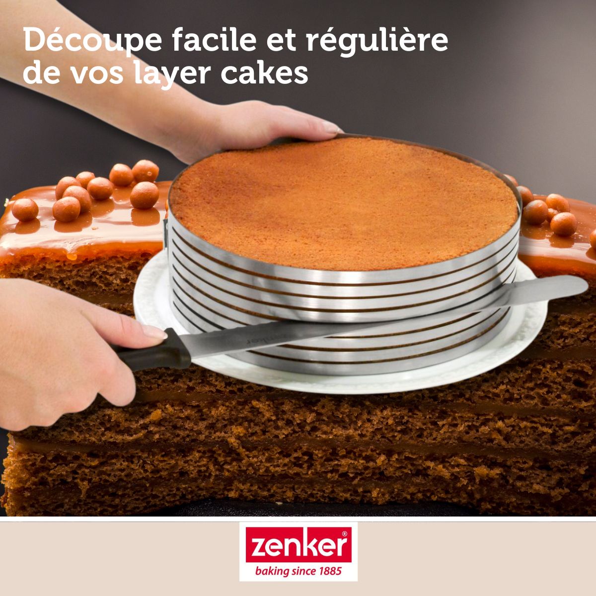 Couteau professionnel pour gâteau Zenker