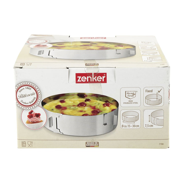 Cercle de pâtisserie réglable Zenker