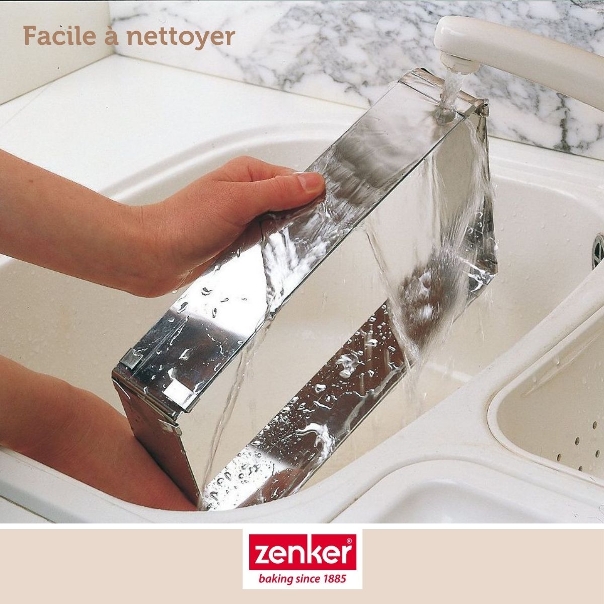 Cadre à gâteau rectangle réglable Zenker