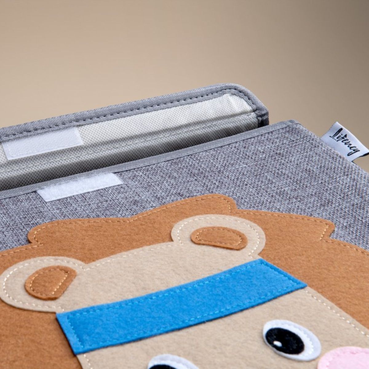 Boîte de rangement "lion" avec couvercle, compatible avec l'étagère IKEA KALLAX Lifeney