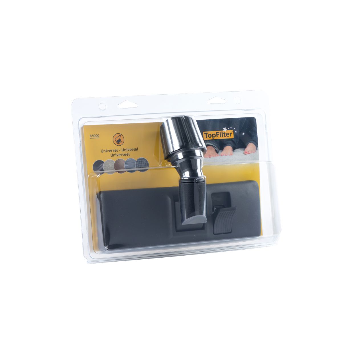 Brosse aspirateur universelle avec pédale TopFilter