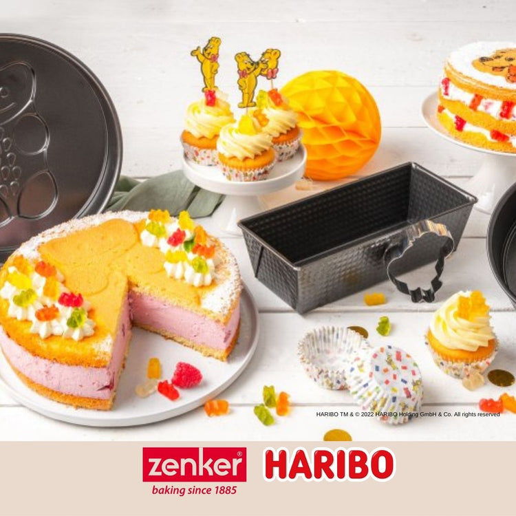 Moule à cake 25 cm avec emporte-pièce Zenker Haribo
