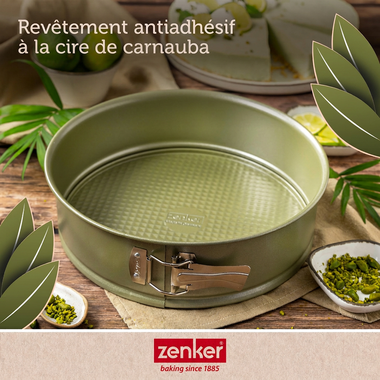 Ensemble de 2 Moules à manqué à charnière 24 cm Zenker Green Vision