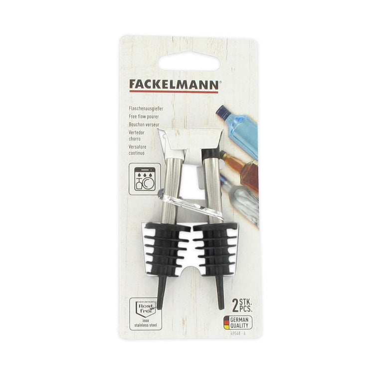 Lot de 4 becs verseurs pour bouteille Fackelmann