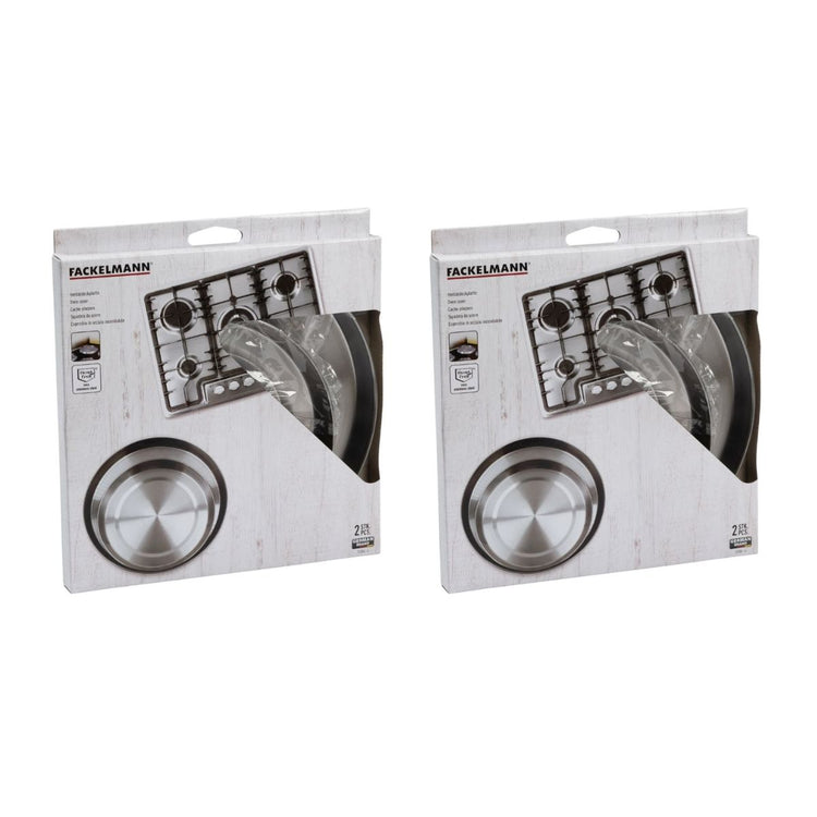 Lot de 2 set de deux caches pour plaques de cuisson Fackelmann