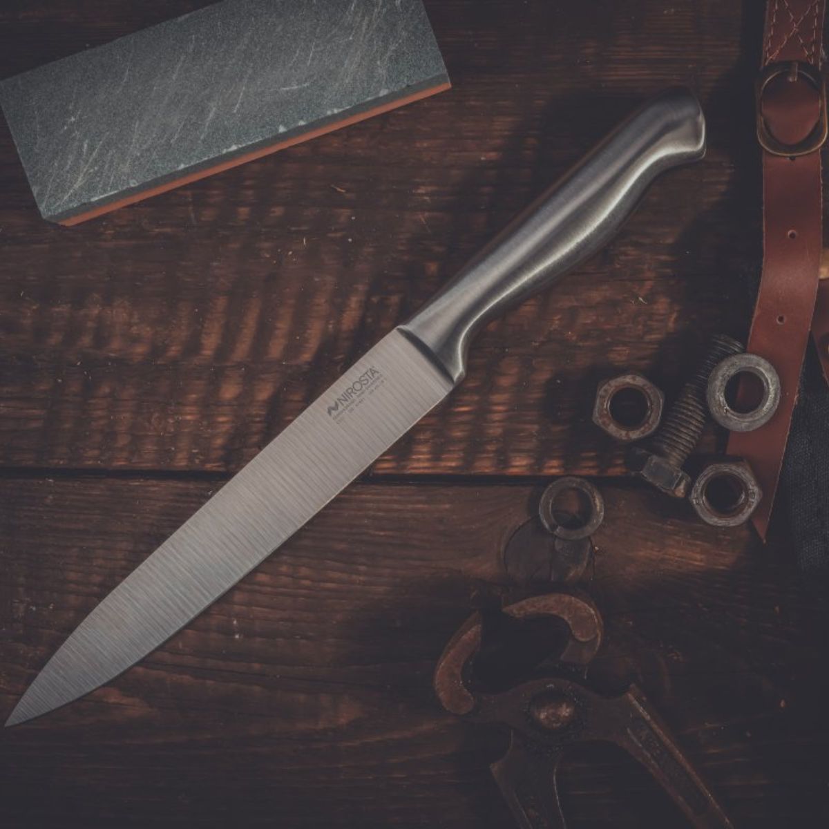 Ensemble de 5 couteaux de cuisine professionnels en inox Nirosta Star